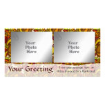 Rust Turtles 2-Photo Card Template photo cards