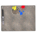 Rusted Metal Grate with Paintball Gunsight