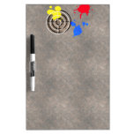 Rusted Metal Grate with Paintball Gunsight
