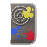Rusted Metal Grate with Paintball Gunsight Organizers