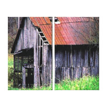 Rustic Barn Gallery Wrapped Canvas