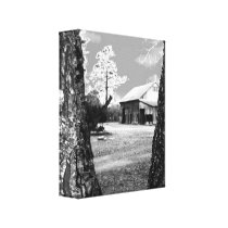 Rustic Barn Rural Photo Print on Wrapped Canvas Stretched Canvas Prints