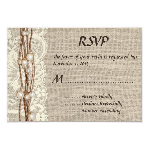 wedding invitations with pearls rustic burlap lace pearls wedding invitation zazzle wedding invitations with pearls rustic burlap lace pearls wedding invitation zazzle
