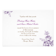 Rustic Chic Wedding Invitation