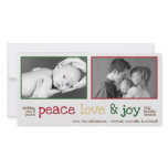 Rustic Christmas Photocards (White Smoke)