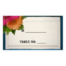 Rustic Country Painted Wood Wedding Place Cards Business Card Template