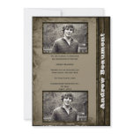 Rustic Country Photo Graduation Announcement