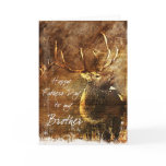 Rustic Elk Brothers Father's Day Card