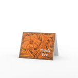 Rustic Flower Country Thank You Note Card
