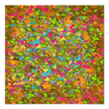 Rustic Geometric Explosion Photographic Print