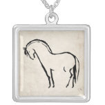 Rustic Horse Personalized Necklace
