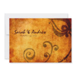 Rustic Horseshoe Wedding Invitation