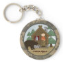 Rustic Lodge: Camo Cabin Keys with Bear Keychains