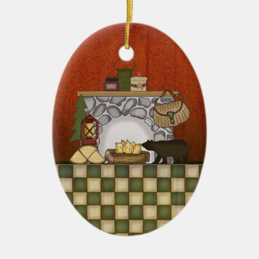 rustic lodge country cabin christmas with bear ceramic rustic lodge country cabin christmas with bear ceramic