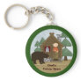 Rustic Lodge: Country Cabin Keys with Bear Custom Keychains