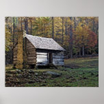 Rustic Log Cabin Print