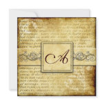Rustic Love is Patient Vintage Wedding Invitations