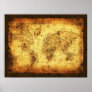 Rustic Old World Map Poster