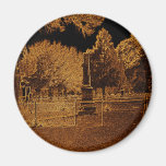 Rustic Peace Magnet