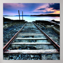 Rustic Railroad Print