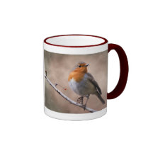 Rustic Robin Mug