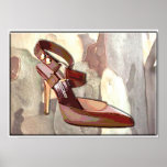 Rustic Saddle Up! Shoe posters