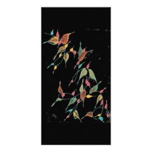 Rustic Vine on Black Photo Card