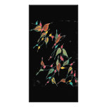 Rustic Vine on Black Photo Card photo cards