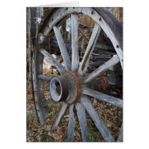 Rustic Wagon Wheel Cards