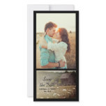 Rustic Weathered Country Wedding Save the Date photo cards