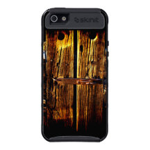 Rustic Wood & Iron Metal Latch Skinit Phone Case iPhone 5 Case