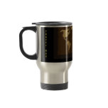 Rustic World Map Metal Travel Mug