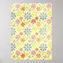 Rustic Yellow Print
