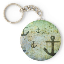 Rusty Anchors Artwork Keychains