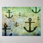 Rusty Anchors Artwork Print
