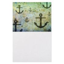 Rusty Anchors Artwork Custom Stationery