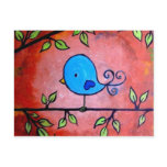 Rusty Blue Bird Postcard