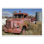 Rusty Fire Truck Card