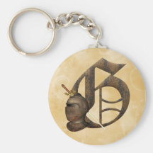 Rusty Knights Initial G Keychains