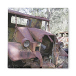 Rusty Old Junk Yard Cars-  Magnet