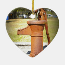 Rusty Pump Ornament