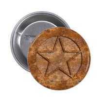 Rusty Star buttons