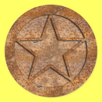 Rusty Star stickers