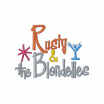 Rusty & the Blondelles Embroidered Sweatshirts embroidered shirts