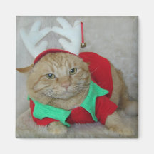Rusty the Reindeer Elf Fridge Magnet