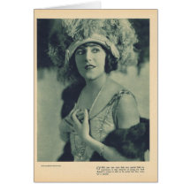 Ruth Roland 1923 portrait Greeting Card