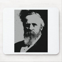 Rutherford B. Hayes silhouette Mouse Pads