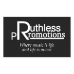 Ruthless logo stickers