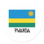 Rwanda Flag Sticker