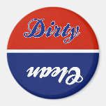 RWB Dirty Clean Dishwasher Magnet